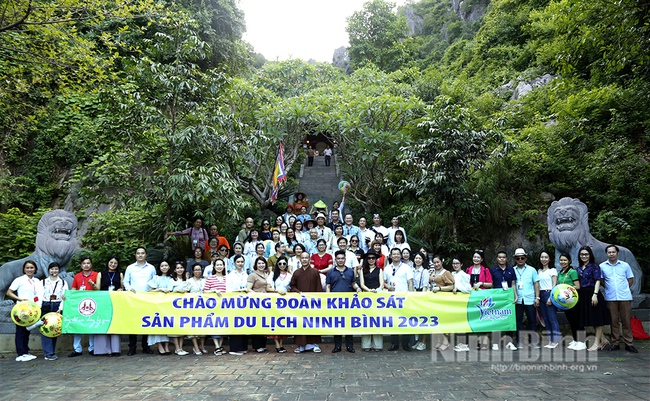 Đoàn famtrip khảo sát sản phẩm du lịch Ninh Bình - Ảnh 1.