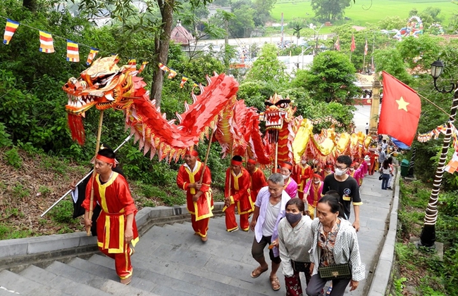 Khai mạc Lễ hội chùa Long Đọi Sơn 2023 - Ảnh 1.