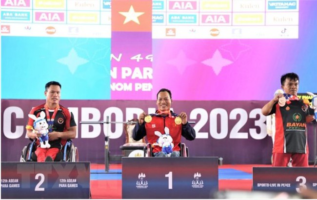 Việt Nam vượt xa chỉ tiêu HCV, xếp thứ 3 chung cuộc tại Para Games 12 - Ảnh 2.