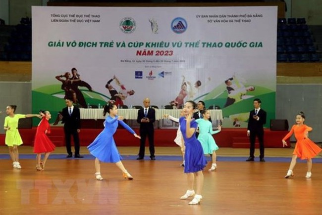 Sôi nổi Giải Vô địch Trẻ và Cúp Khiêu vũ Thể thao Quốc gia tại Đà Nẵng - Ảnh 1.