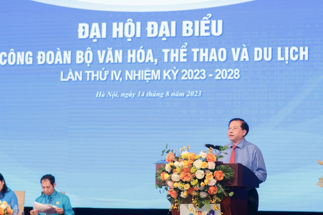 Đại hội Công đoàn Bộ VHTTDL lần thứ IV, nhiệm kỳ 2023 - 2028 - Ảnh 9.