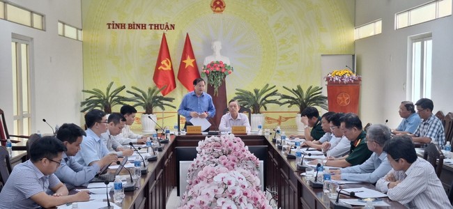 Thứ trưởng Tạ Quang Đông làm việc tại Ninh Thuận và Bình Thuận về công tác phòng, chống thiên tai - Ảnh 1.