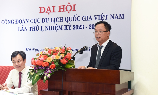 Cục Du lịch Quốc gia Việt Nam tổ chức Đại hội Công đoàn nhiệm kỳ 2023 - 2028 - Ảnh 1.