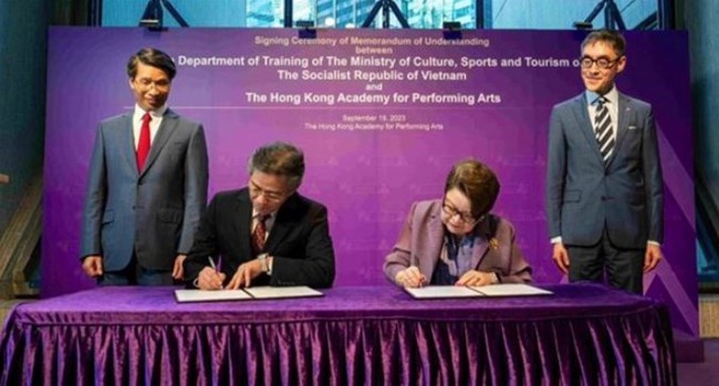 Việt Nam và Hong Kong đẩy mạnh hợp tác đào tạo văn hóa-nghệ thuật - Ảnh 1.