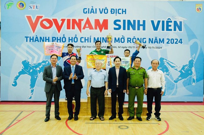 Trường Đại học TDTT TP.HCM nhất toàn đoàn Giải Vovinam sinh viên TP.HCM mở rộng 2024 - Ảnh 1.