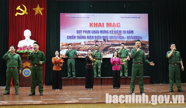 Bắc Ninh: Khai mạc đợt phim tuyên truyền kỷ niệm 70 năm Chiến thắng Điện Biên Phủ - Ảnh 2.