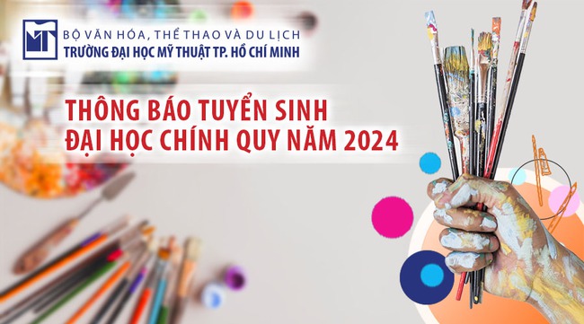 Trường Đại học Mỹ thuật Thành phố Hồ Chí Minh thông báo tuyển sinh hệ Đại học Chính quy năm 2024 - Ảnh 1.