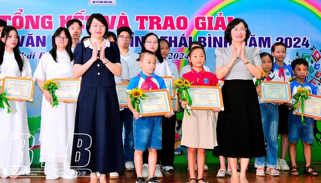 Gần 26.000 học sinh tham gia cuộc thi Đại sứ văn hóa đọc tỉnh Thái Bình năm 2024 - Ảnh 3.