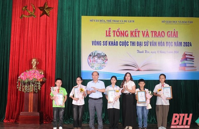 Thanh Hóa: 6 học sinh xuất sắc đạt giải nhất vòng sơ khảo Cuộc thi Đại sứ văn hóa đọc năm 2024 - Ảnh 1.