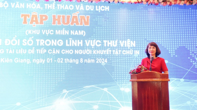 Bế mạc Tập huấn chuyển đổi số trong lĩnh vực thư viện khu vực miền Nam - Ảnh 2.