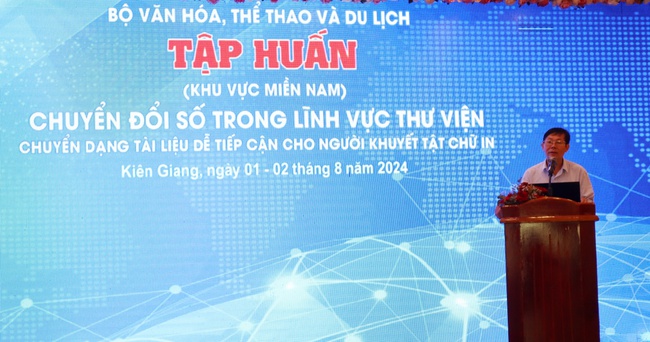 Bế mạc Tập huấn chuyển đổi số trong lĩnh vực thư viện khu vực miền Nam - Ảnh 9.