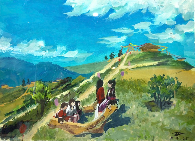 "Mộng sắc" - Khi giấc mơ hội họa của người trẻ thành hình - Ảnh 2. "Mộng sắc" - Khi giấc mơ hội họa của người trẻ thành hình - Ảnh 2.