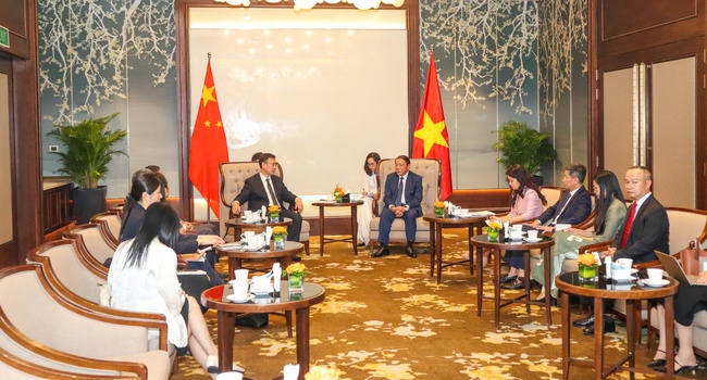 Đẩy mạnh phát triển sâu sắc hơn nữa hợp tác thể thao giữa Việt Nam - Trung Quốc - Ảnh 1. Đẩy mạnh phát triển sâu sắc hơn nữa hợp tác thể thao giữa Việt Nam - Trung Quốc - Ảnh 1.