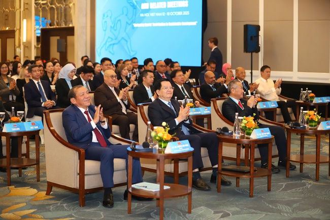 Khai mạc Hội nghị Bộ trưởng ASEAN về Thể thao lần thứ 8: Xây dựng tầm nhìn dài hạn cho thể thao ASEAN - Ảnh 1. Khai mạc Hội nghị Bộ trưởng ASEAN về Thể thao lần thứ 8: Xây dựng tầm nhìn dài hạn cho thể thao ASEAN - Ảnh 1.
