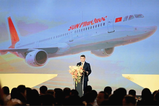 Sun Group ra mắt Sun PhuQuoc Airways - hoàn thiện hệ sinh thái du lịch từ bầu trời đến mặt đất - Ảnh 1. Sun Group ra mắt Sun PhuQuoc Airways - hoàn thiện hệ sinh thái du lịch từ bầu trời đến mặt đất - Ảnh 1.
