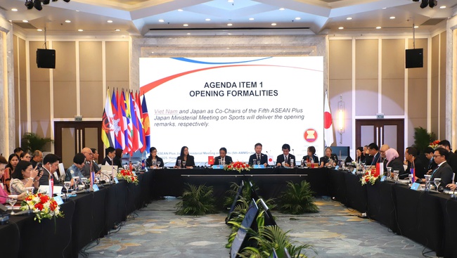 Hội nghị Bộ trưởng ASEAN về Thể thao + Nhật Bản lần thứ 5: Dấu mốc quan trọng trong việc củng cố và nâng tầm quan hệ đối tác chiến lược - Ảnh 1. Hội nghị Bộ trưởng ASEAN về Thể thao + Nhật Bản lần thứ 5: Dấu mốc quan trọng trong việc củng cố và nâng tầm quan hệ đối tác chiến lược - Ảnh 1.