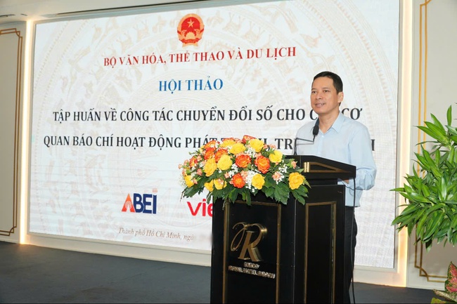 Tập huấn chuyển đổi số cho các cơ quan báo chí hoạt động phát thanh, truyền hình - Ảnh 1. Tập huấn chuyển đổi số cho các cơ quan báo chí hoạt động phát thanh, truyền hình - Ảnh 1.