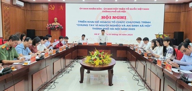 Hà Nội: Tổ chức chương trình "Chung tay vì người nghèo và an sinh xã hội" năm 2025 - Ảnh 1. Hà Nội: Tổ chức chương trình "Chung tay vì người nghèo và an sinh xã hội" năm 2025 - Ảnh 1.