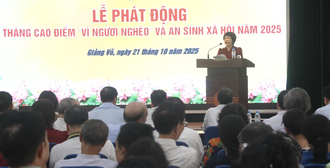 Phường Giảng Võ, Hà Nội phát động Tháng cao điểm vì người nghèo và an sinh xã hội năm 2025 - Ảnh 1. Phường Giảng Võ, Hà Nội phát động Tháng cao điểm vì người nghèo và an sinh xã hội năm 2025 - Ảnh 1.