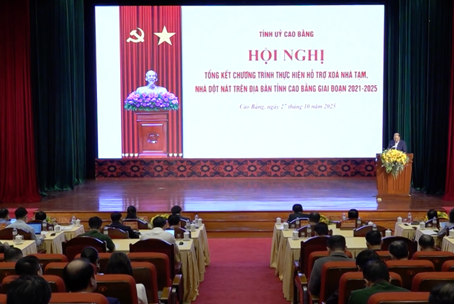 Cao Bằng: Xóa nhà tạm, nhà dột nát góp phần giúp các gia đình khó khăn an cư lập nghiệp - Ảnh 1.