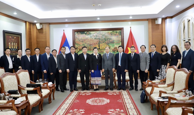 Thứ trưởng Thường trực Lê Hải Bình tiếp Phó Trưởng ban Tuyên huấn Trung ương Đảng Nhân dân Cách mạng Lào - Ảnh 6. Thứ trưởng Thường trực Lê Hải Bình tiếp Phó Trưởng ban Tuyên huấn Trung ương Đảng Nhân dân Cách mạng Lào - Ảnh 6.
