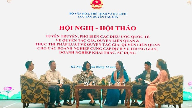 Hoàn thiện khung pháp lý, tạo hành lang vững chắc bảo vệ, khai thác quyền tác giả, quyền liên quan - Ảnh 1. Hoàn thiện khung pháp lý, tạo hành lang vững chắc bảo vệ, khai thác quyền tác giả, quyền liên quan - Ảnh 1.