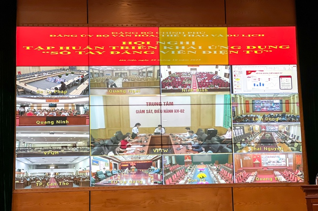 Đảng ủy Bộ VHTTDL tập huấn triển khai ứng dụng “Sổ tay đảng viên điện tử” - Ảnh 1. Đảng ủy Bộ VHTTDL tập huấn triển khai ứng dụng “Sổ tay đảng viên điện tử” - Ảnh 1.