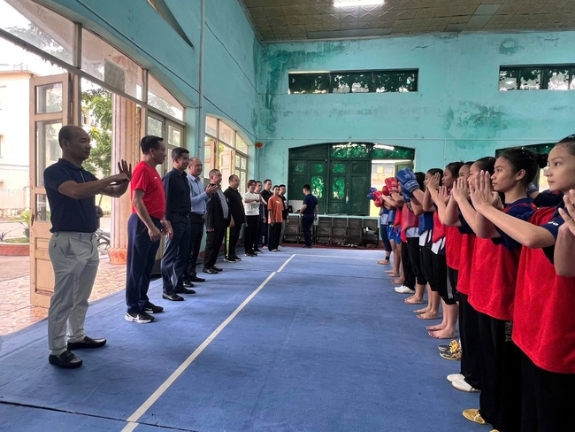 Kiểm tra công tác chuẩn bị của các đội tuyển trước thềm SEA Games 33 - Ảnh 5. Kiểm tra công tác chuẩn bị của các đội tuyển trước thềm SEA Games 33 - Ảnh 5.