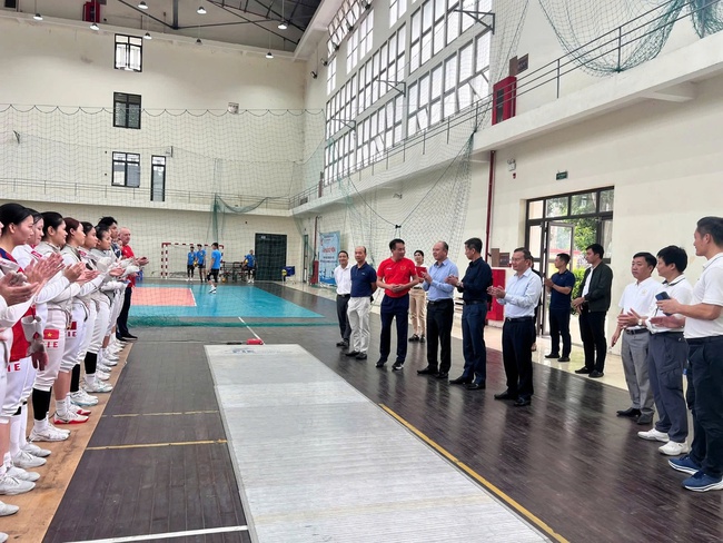 Kiểm tra công tác chuẩn bị của các đội tuyển trước thềm SEA Games 33 - Ảnh 3. Kiểm tra công tác chuẩn bị của các đội tuyển trước thềm SEA Games 33 - Ảnh 3.