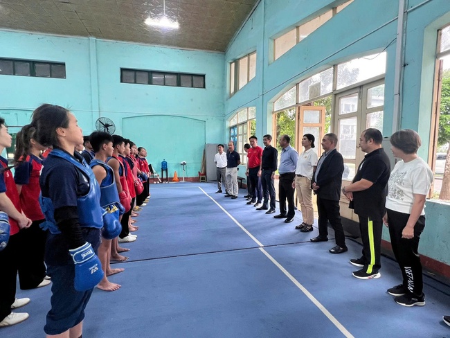 Kiểm tra công tác chuẩn bị của các đội tuyển trước thềm SEA Games 33 - Ảnh 1. Kiểm tra công tác chuẩn bị của các đội tuyển trước thềm SEA Games 33 - Ảnh 1.