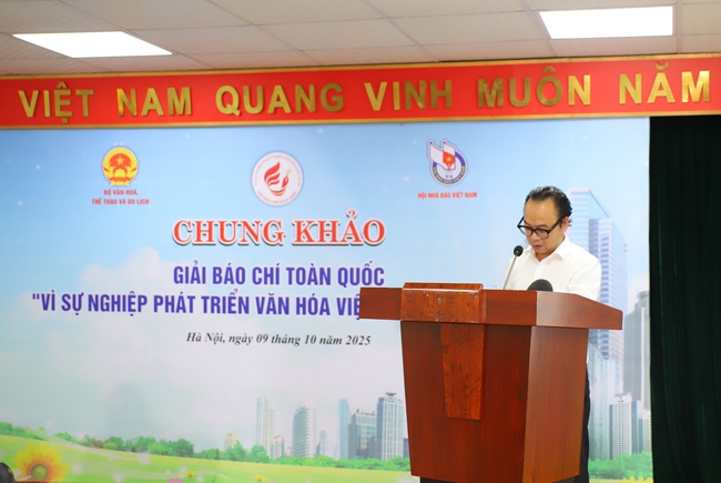 Thứ trưởng Thường trực Lê Hải Bình: Lựa chọn những tác phẩm xuất sắc trao giải Báo chí toàn quốc “Vì sự nghiệp phát triển Văn hóa Việt Nam” lần thứ Ba - Ảnh 3. Thứ trưởng Thường trực Lê Hải Bình: Lựa chọn những tác phẩm xuất sắc trao giải Báo chí toàn quốc “Vì sự nghiệp phát triển Văn hóa Việt Nam” lần thứ Ba - Ảnh 3.