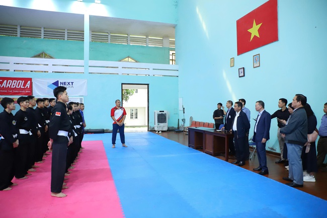 Thứ trưởng Hoàng Đạo Cương kiểm tra công tác tập luyện trước thềm SEA Games 33 - Ảnh 1.