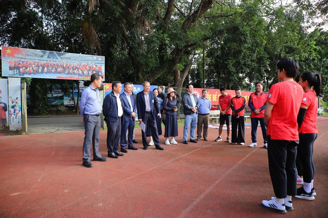 Thứ trưởng Hoàng Đạo Cương kiểm tra công tác tập luyện trước thềm SEA Games 33 - Ảnh 4.