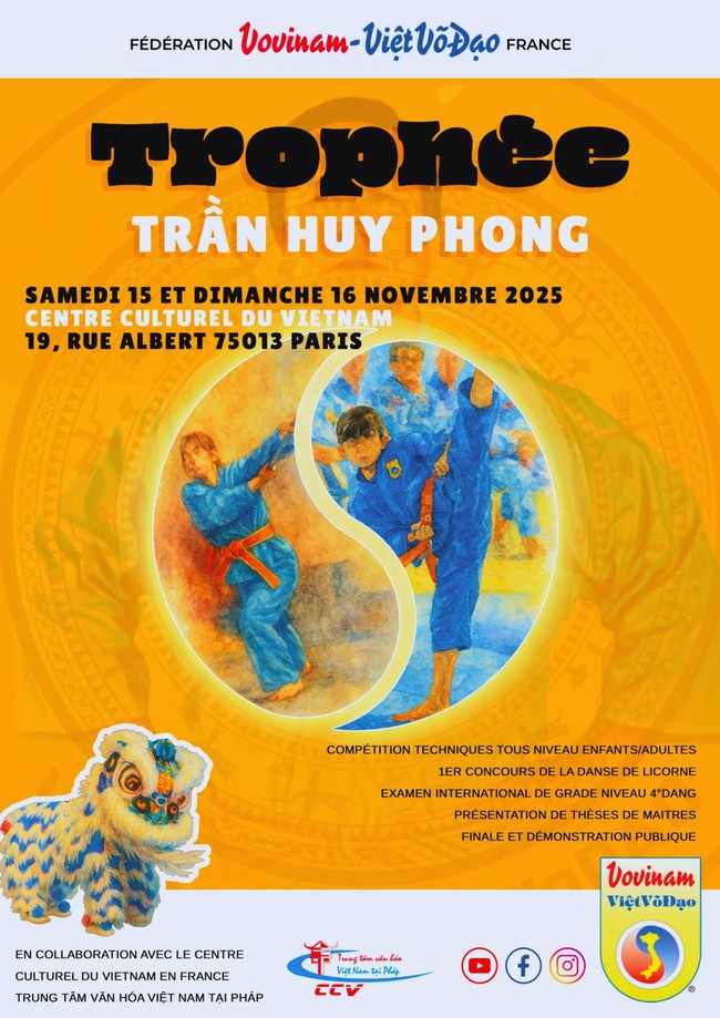 Vovinam - Việt Võ Đạo trở thành 'sứ giả văn hóa' tại châu Âu - Ảnh 1. Vovinam - Việt Võ Đạo trở thành 'sứ giả văn hóa' tại châu Âu - Ảnh 1.