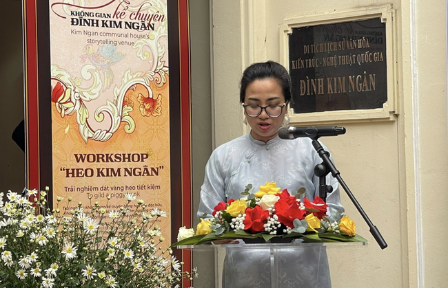 Ra mắt dự án "Không gian kể chuyện đình Kim Ngân" - Ảnh 1. Ra mắt dự án "Không gian kể chuyện đình Kim Ngân" - Ảnh 1.