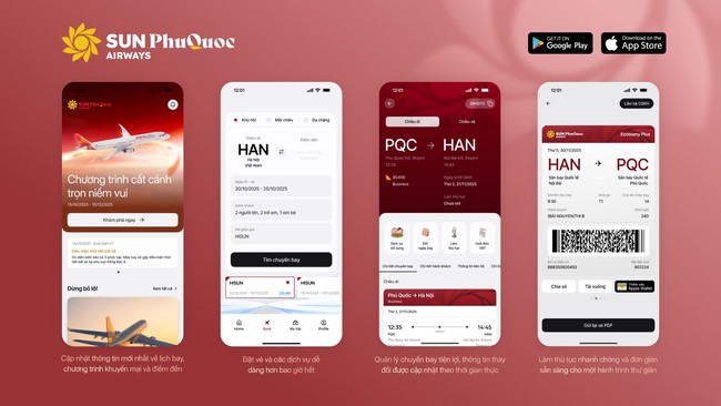 Ra mắt ứng dụng Sun PhuQuoc Airways với ưu đãi 20% giá vé mọi chặng bay - Ảnh 3.