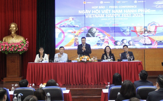"Vietnam Happy Fest 2025 – Ngày hội Việt Nam Hạnh phúc” sẽ được tổ chức từ ngày 5 đến 7/12 tại Phố đi bộ Hồ Hoàn Kiếm, Hà Nội - Ảnh 1. "Vietnam Happy Fest 2025 – Ngày hội Việt Nam Hạnh phúc” sẽ được tổ chức từ ngày 5 đến 7/12 tại Phố đi bộ Hồ Hoàn Kiếm, Hà Nội - Ảnh 1.