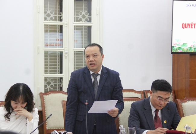 Bộ VHTTDL công bố và trao các quyết định về bổ nhiệm cán bộ - Ảnh 7. Bộ VHTTDL công bố và trao các quyết định về bổ nhiệm cán bộ - Ảnh 7.