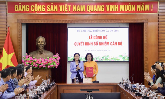 Bộ VHTTDL công bố quyết định bổ nhiệm cán bộ - Ảnh 2. Bộ VHTTDL công bố quyết định bổ nhiệm cán bộ - Ảnh 2.
