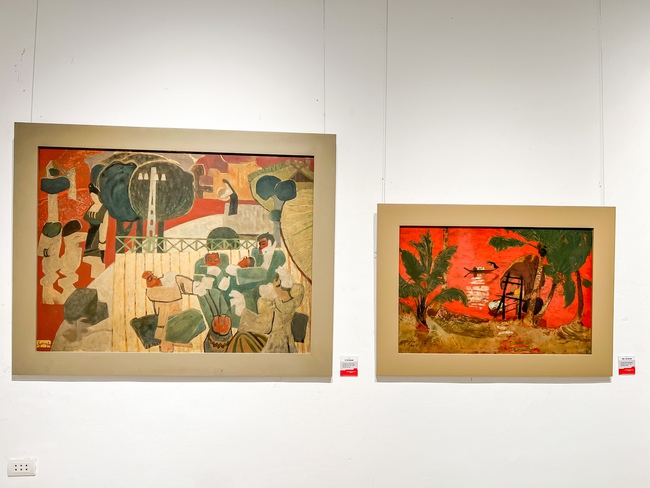 Giới thiệu 44 tác phẩm nghệ thuật sơn mài tại triển lãm chào mừng Đại hội Đảng toàn quốc lần thứ XIV - Ảnh 5. Giới thiệu 44 tác phẩm nghệ thuật sơn mài tại triển lãm chào mừng Đại hội Đảng toàn quốc lần thứ XIV - Ảnh 5.