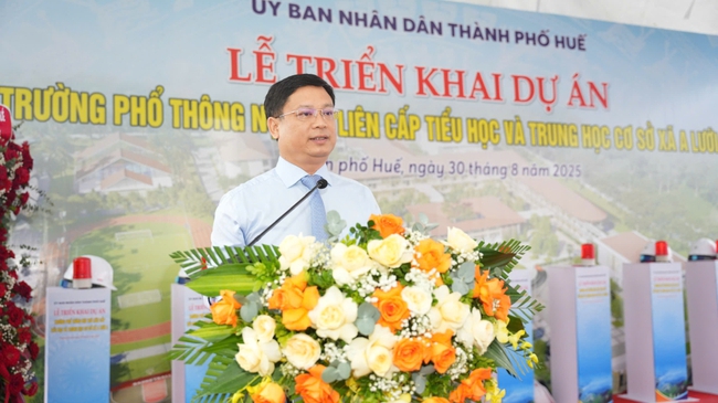 Huế xây dựng hai trường nội trú hơn 510 tỷ đồng cho các xã miền núi - Ảnh 3.