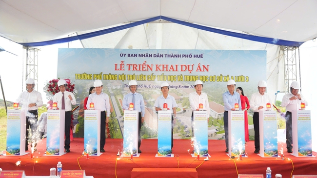 Huế xây dựng hai trường nội trú hơn 510 tỷ đồng cho các xã miền núi - Ảnh 2.