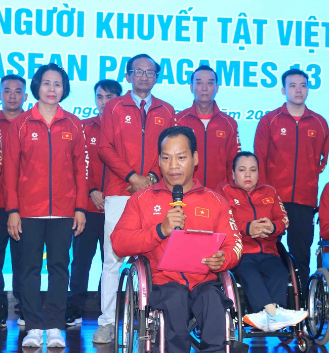 Đoàn thể thao Người khuyết tật Việt Nam xuất quân tham gia ASEAN Para Games 13 - Ảnh 6.