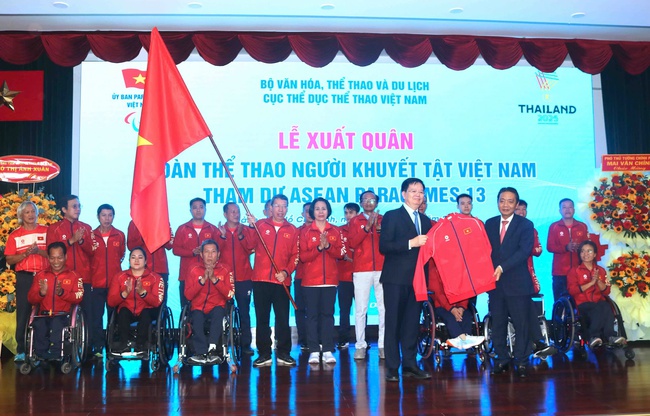 Đoàn thể thao Người khuyết tật Việt Nam xuất quân tham gia ASEAN Para Games 13 - Ảnh 4.