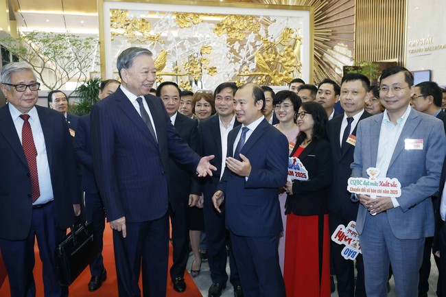 Tổng Bí thư Tô Lâm dự Hội nghị toàn quốc triển khai nhiệm vụ năm 2026 của ngành Tuyên giáo và Dân vận - Ảnh 1.