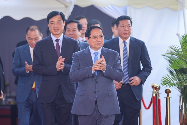 Thủ tướng Phạm Minh Chính dự khởi công dự án khu đô thị thể thao Olympic, Hà Nội - Ảnh 1.