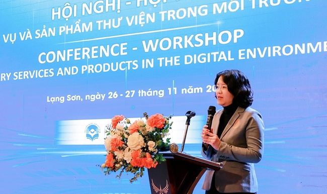 Hội nghị - Hội thảo &quot;Dịch vụ và sản phẩm thư viện trong môi trường số&quot; - Ảnh 6.