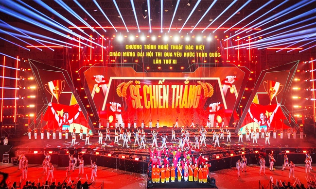 Đặc sắc chương trình nghệ thuật đặc biệt chào mừng Đại hội Thi đua yêu nước toàn quốc lần thứ XI - Ảnh 3. Đặc sắc chương trình nghệ thuật đặc biệt chào mừng Đại hội Thi đua yêu nước toàn quốc lần thứ XI - Ảnh 3.