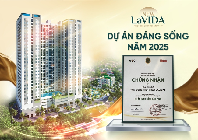 New Lavida do Lê Phong Group phát triển được vinh danh là “Dự án đáng sống năm 2025’’ - Ảnh 2.
