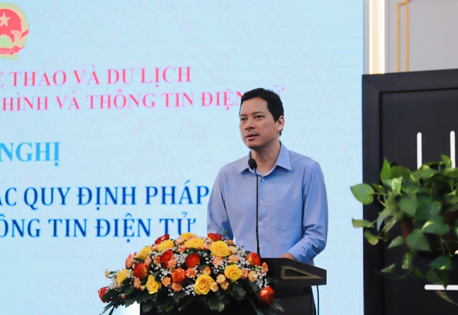 Hội nghị tập huấn, phổ biến các quy định pháp luật về lĩnh vực thông tin điện tử - Ảnh 2.
